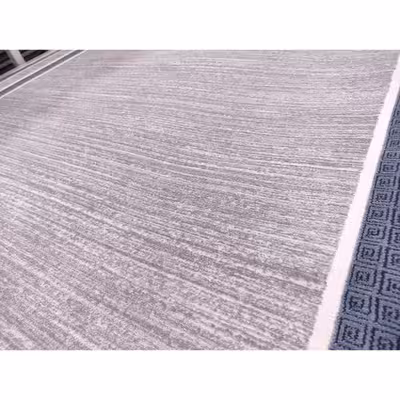 فرش ماشینی زمرد مشهد مدل NO009 زمینه طوسی