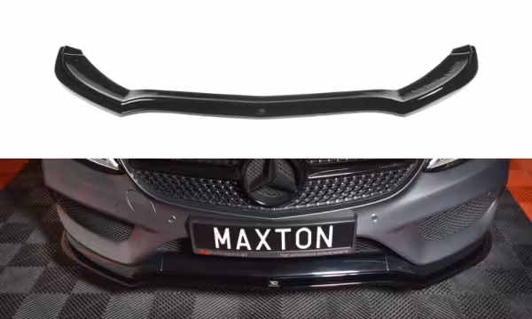 FRONT SPLITTER V.1 MERCEDES- BENZ C-CLASS W205 COUPE AMG-LINE