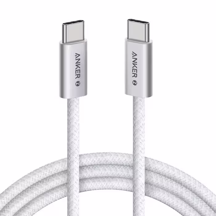 کابل USB-C به USB-C انکر مدل A8060 Zolo با توان 240 وات