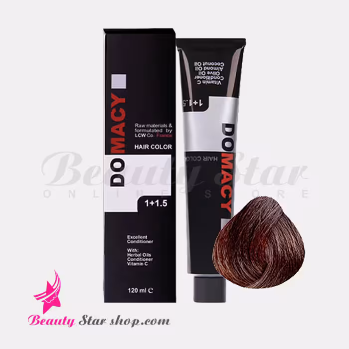 رنگ مو بلوند شکلاتی متوسط دوماسی شماره 7.7 حجم 120 میلی لیتر