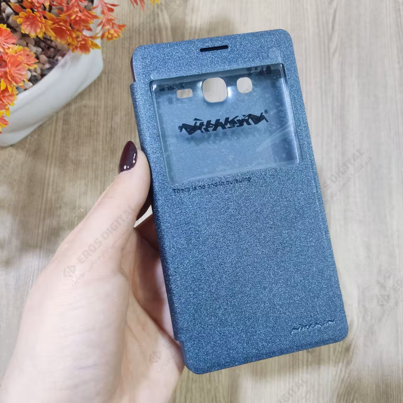 قاب گوشی Samsung Galaxy ON7 کیف کلاسوری نیلکین مدل Sparkle Leather