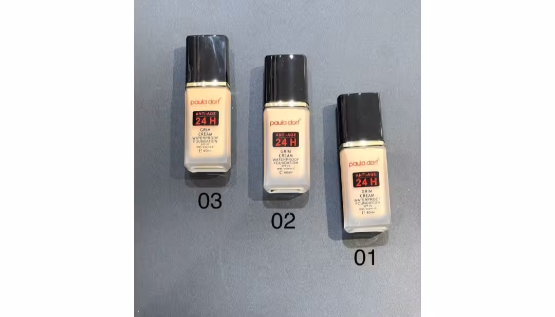 کرم پودر گریم پولادورف اورجینالpaula dorf anti age 24h grim cream paula dorf anti age 24h grim cream 40 ml