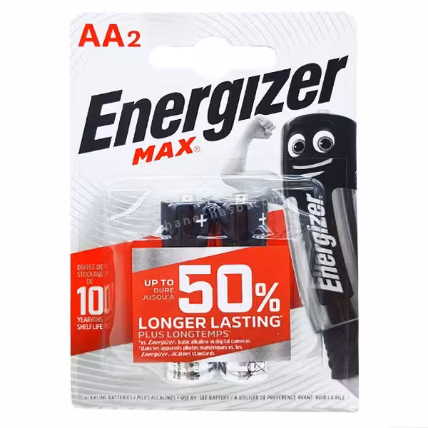 باتری قلمی انرجایزر مدل مکس (بسته 2 عددی)