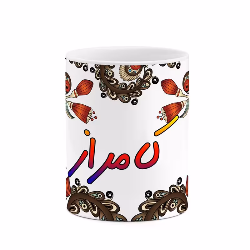 ماگ   اسم کامراز  سنتی گل و بته کد mgh46546