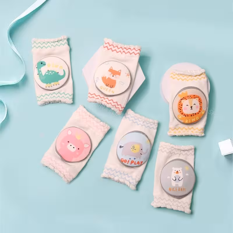 زانوبند نخی محافظ دار Kids Socks مخصوص نوزاد شش طرح حیوانات