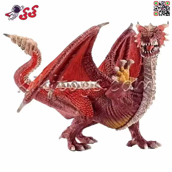 فیگور اژدهای سرخ اسباب بازی Red Dragon M7011
