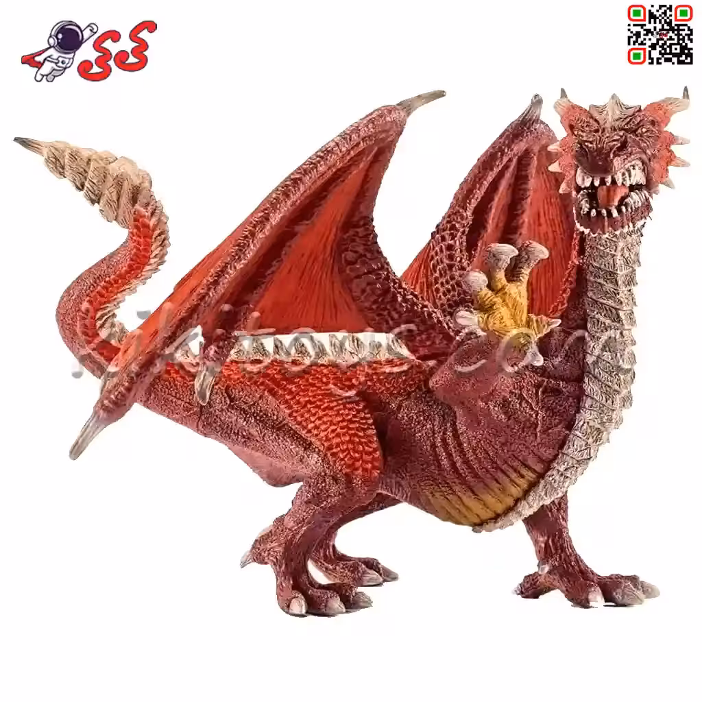 فیگور اژدهای سرخ اسباب بازی Red Dragon M7011