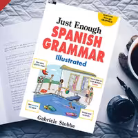 جاست ایناف اسپنیش گرامر ایلوستریتد | کتاب اسپانیایی Just Enough Spanish Grammar Illustrate