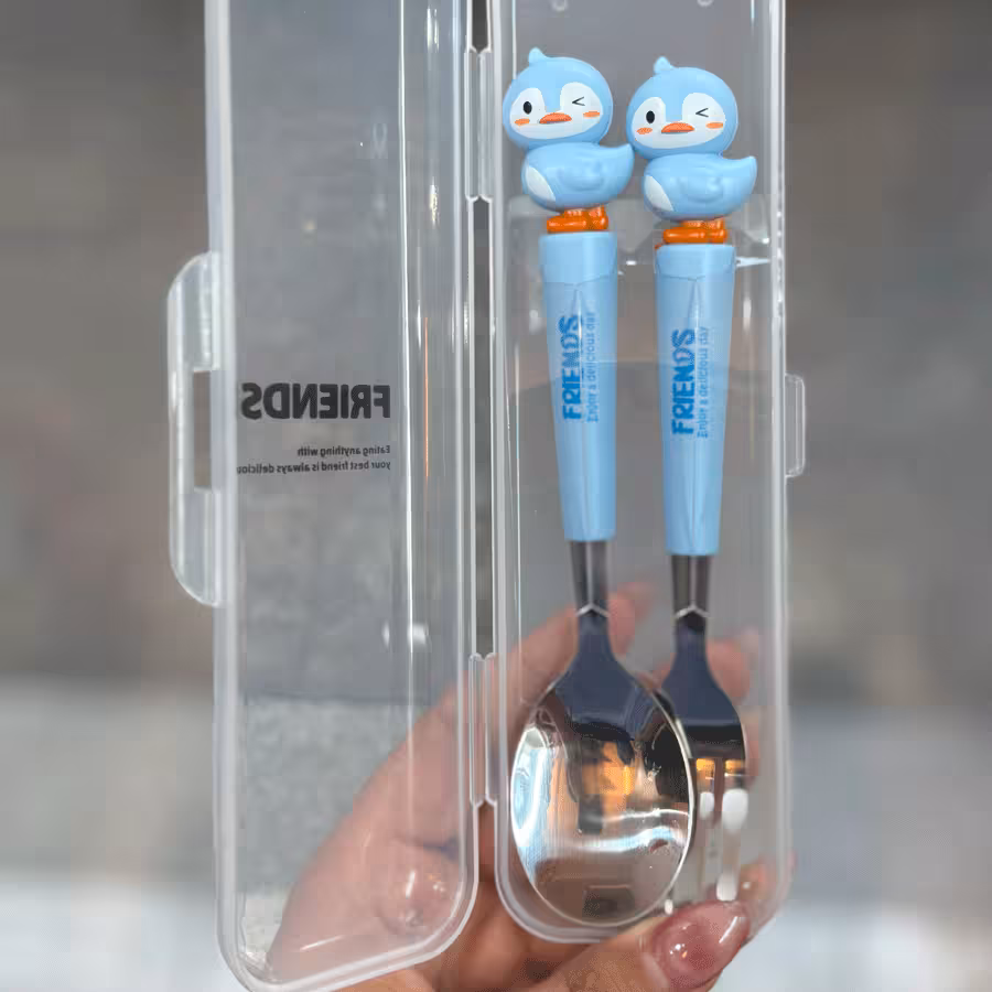 قاشق و چنگال بچه گانه فانتزی کد 01