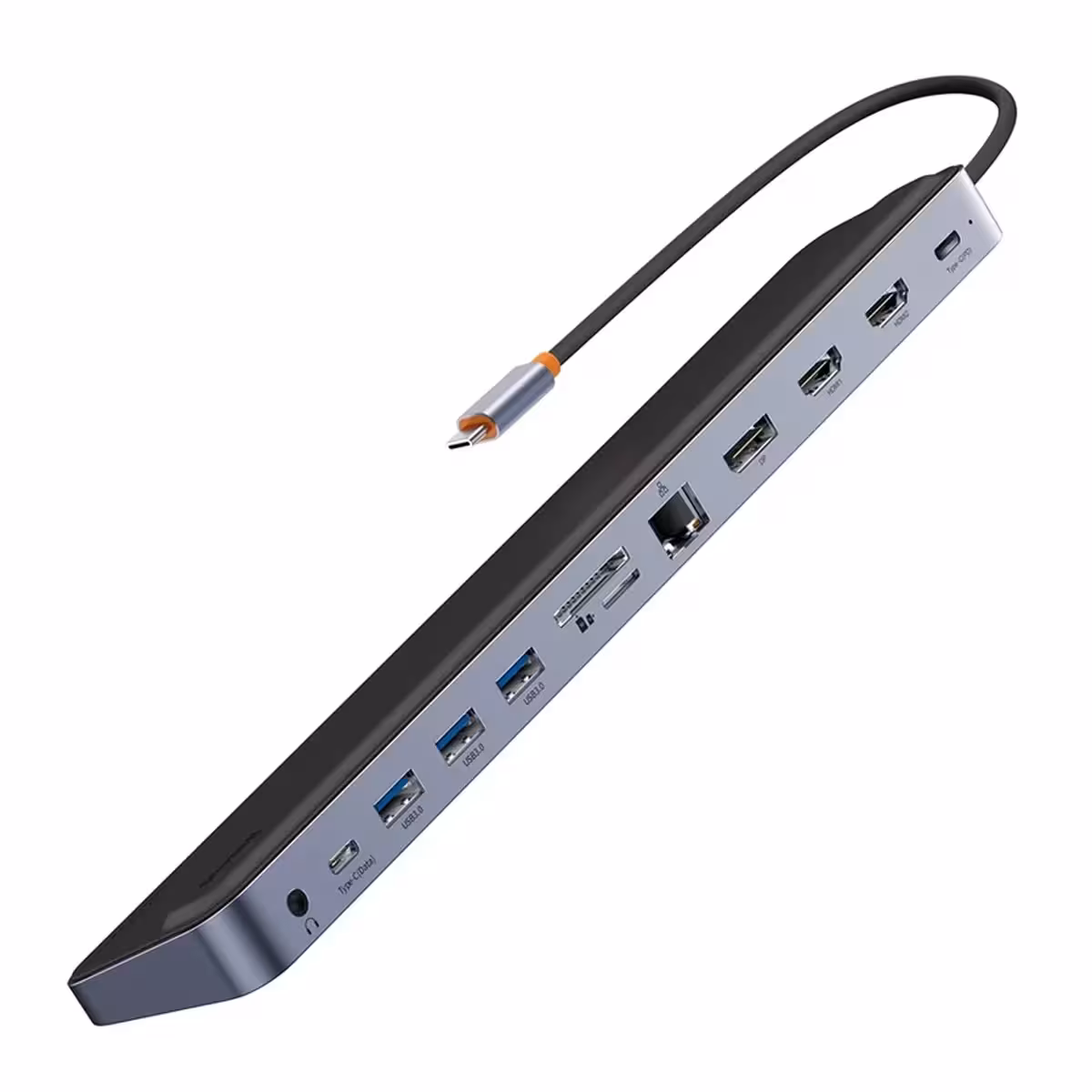 هاب USB-C تعداد 12 پورت برند بیسوس مدل BS-OH062