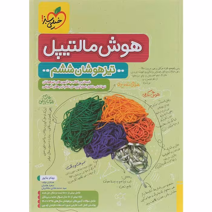 کتاب هوش مالتیپل تیزهوشان ششم خیلی سبز (چاپ 1404)
