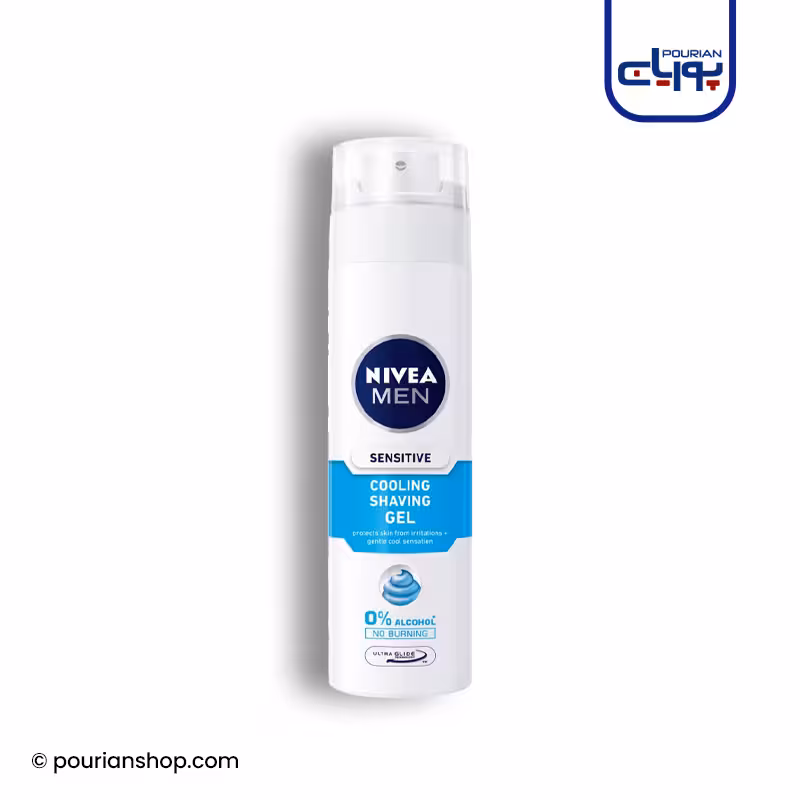 ژل اصلاح نیوا مدل SENSITIVE COOL میلی لیتر 200 میل محصول آلمان NIVEA MEN SENSITIVE COOL