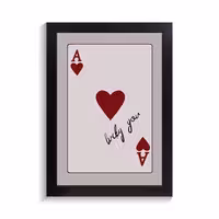 تابلو عاشقانه طرح lucky you کد PF-27047