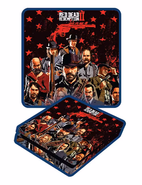 اسکین پی اس 4 اسلیم برند گیم‌آور طرح رد دد ریدمپشن کد F