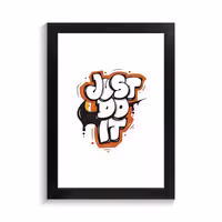 تابلو تایپوگرافی طرح just do it کد PF-15055