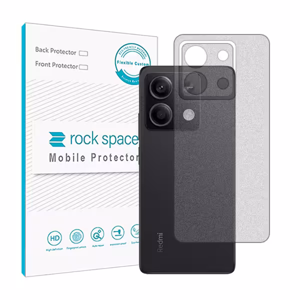 گلس محافظ پشت گوشی شیائومی Redmi Note 13 مدل نانو هیدروژل مات برند راک اسپیس کد 55648S