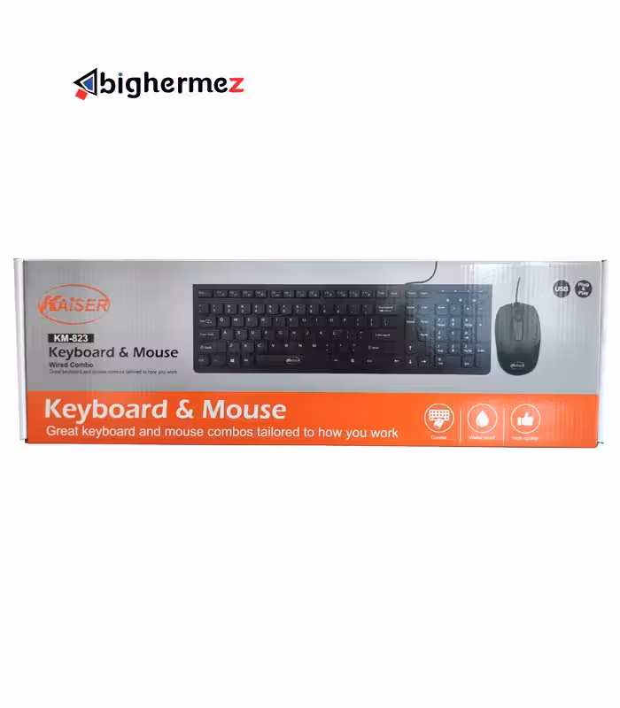 کیبورد و ماوس باسیم کایزر مدل KM-823