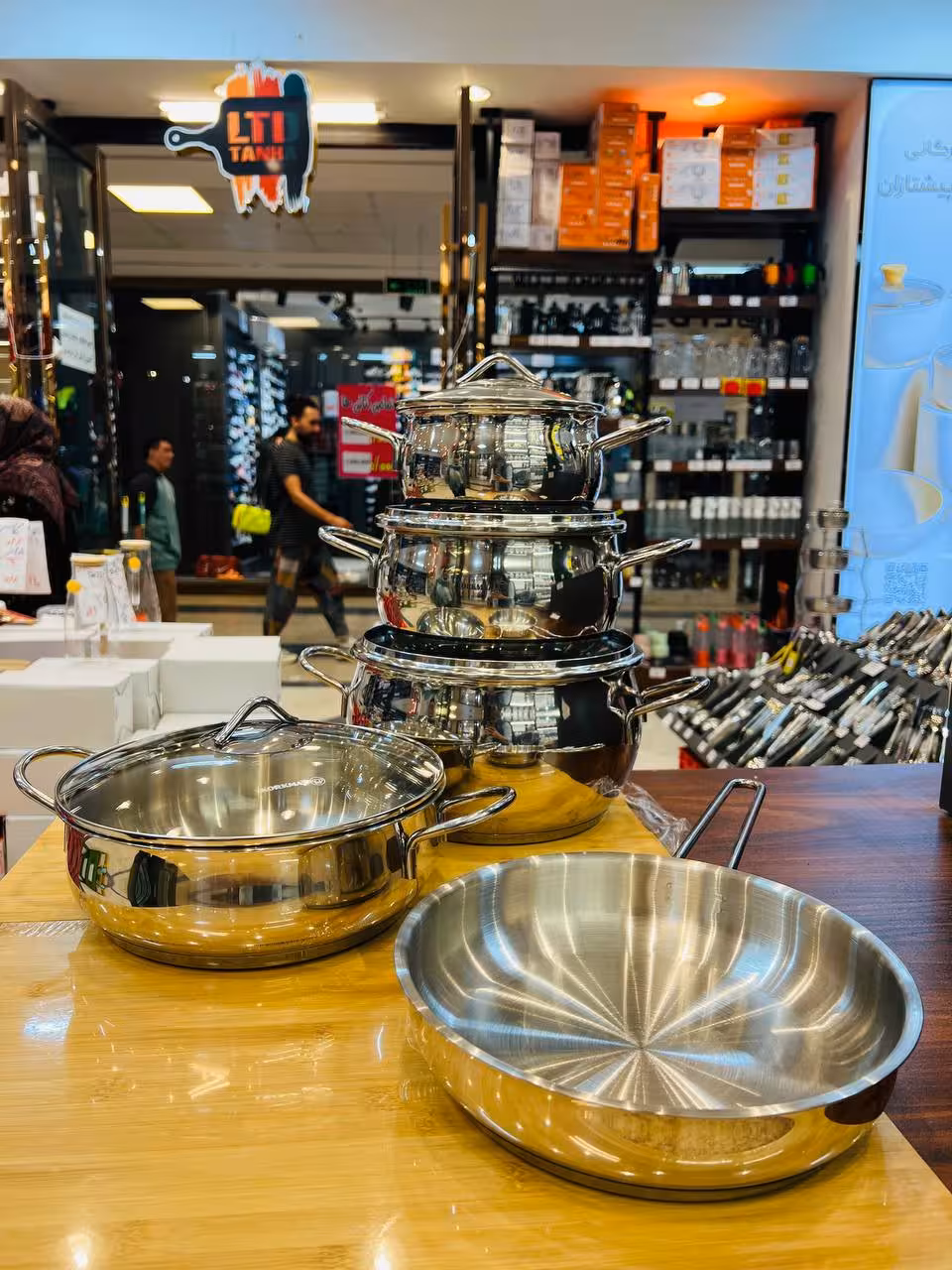 سرویس قابلمه 9 پارچه استیل کرکماز -A1800