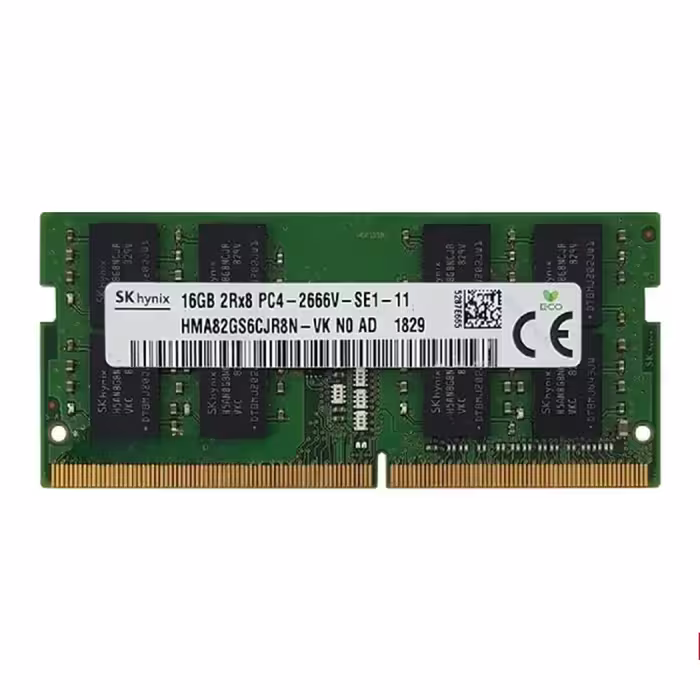 رم لپتاپ DDR4 دوکاناله 2666 مگاهرتز CL19 اسکای هاینیکس ارجینال   PC4-2666V ظرفیت 16 گیگ