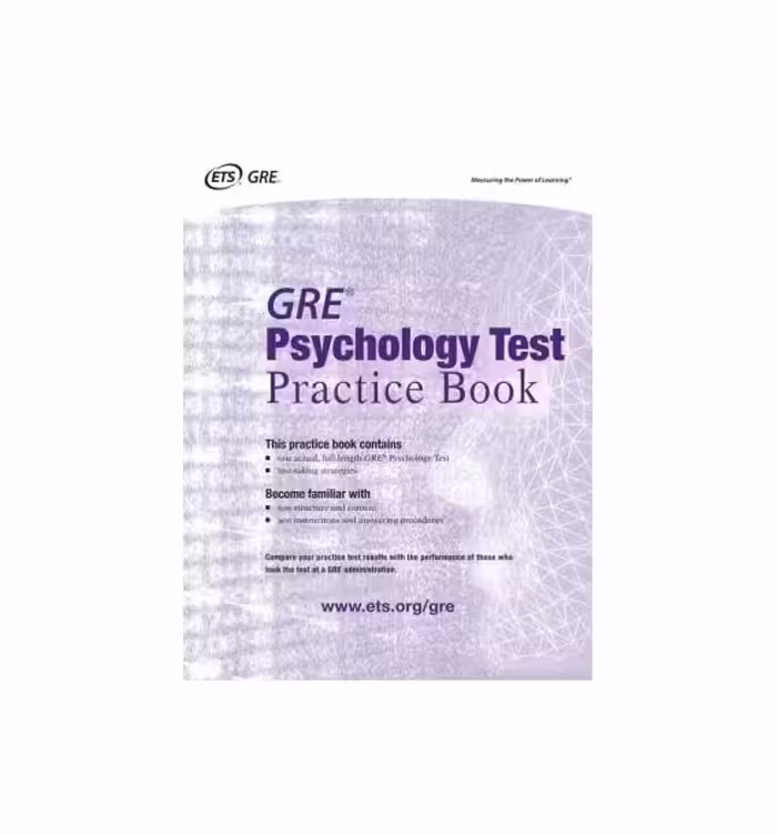کتاب GRE Psychology Test Practice Book جی ار ای سایکولوژی تست پرکتیس بوک
