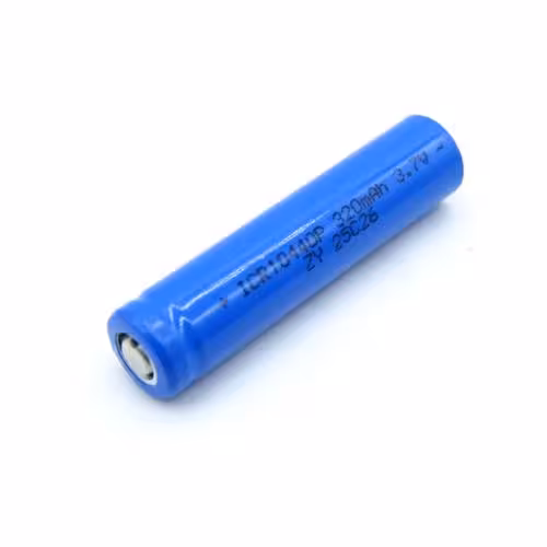 باتری نیم قلم 3/7 ولت شارژی 320 میلی آمپر سایز 10440