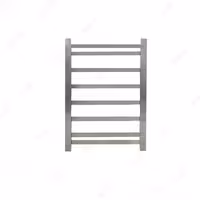 حوله خشک کن استیل فلت کروم مات 75