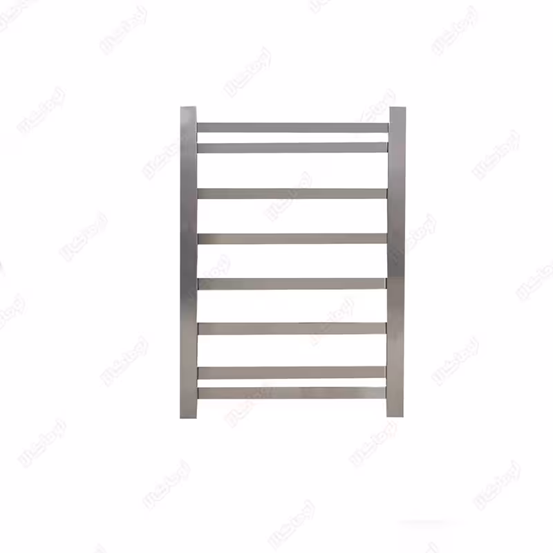 حوله خشک کن استیل فلت کروم مات 75