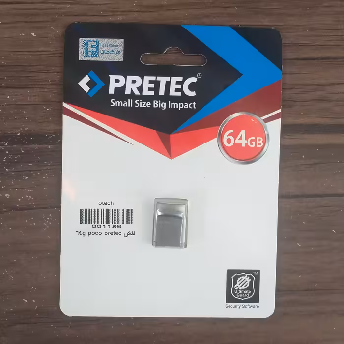 فلش 64گیگ pretec با گارانتی