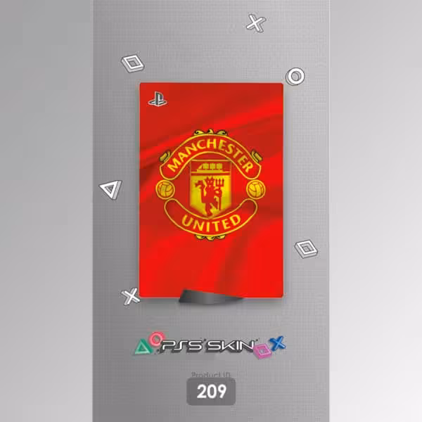 اسکین برچسب PS5 طرح Manchester United