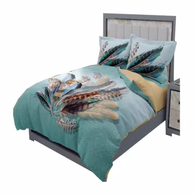 سرویس روتختی دو نفره کارینا مدل سه بعدی 6 تکه کد 2057