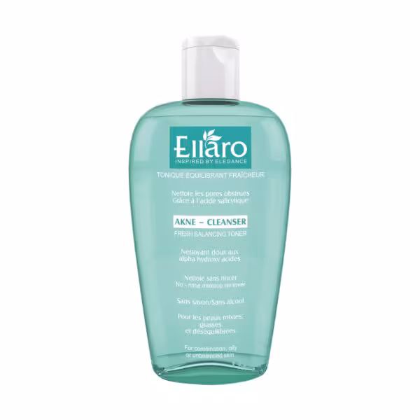 تونر پاک کننده صورت و آرایش فرش بالانسینگ الارو مناسب پوست چرب 200 میلی لیتر