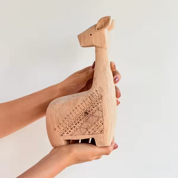 مجسمه  آهو سر برگشته سایز بزرگ