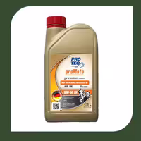 روغن موتور سیکلت پروتک پروموتو 10W50 یک لیتری SN  دارای استاندارد JASO