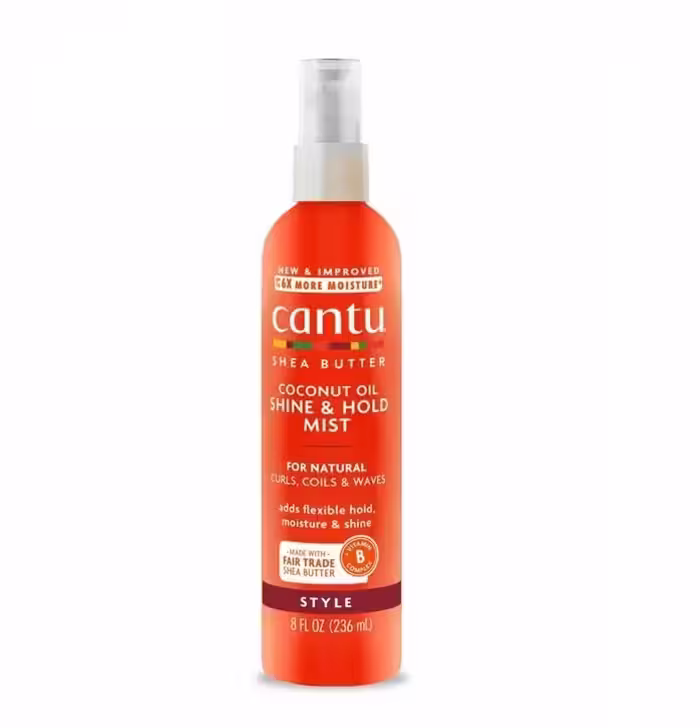 اسپری فیکس و درخشان کننده مو های فر کنتو حاوی روغن نارگیل و شی باتر 236ml