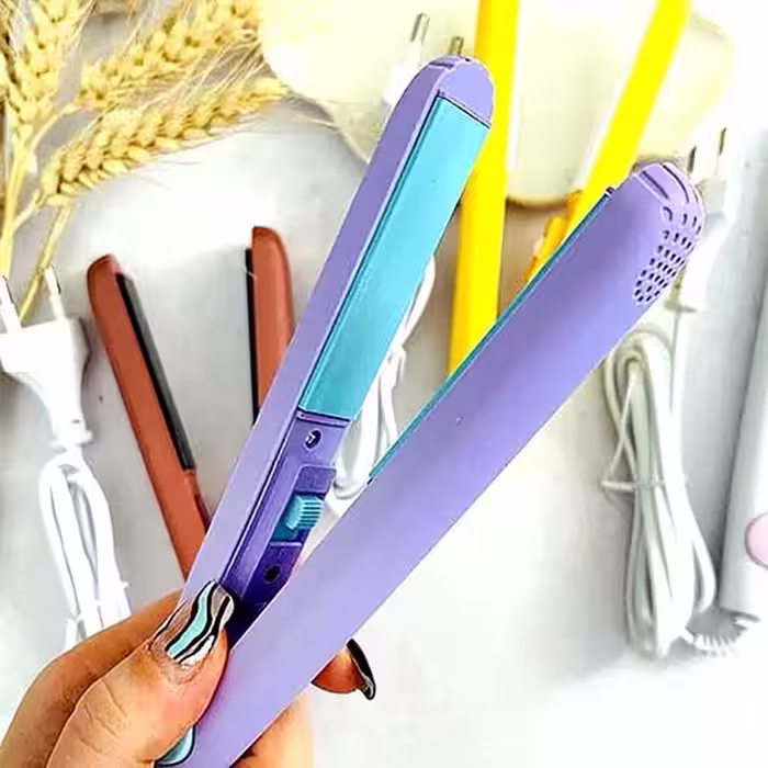 اتو مو مسافرتی مدل (رنگ بنفش) کد m7597