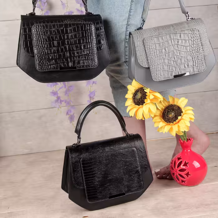 کیف چرم زنانه دستی