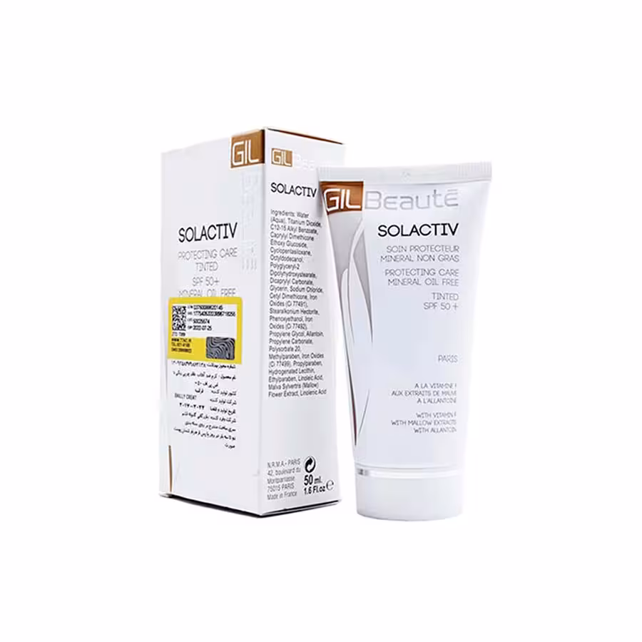 کرم ضد آفتاب سل اکتیو SPF50 ژیل بوته فاقد چربی 50میلی لیتر