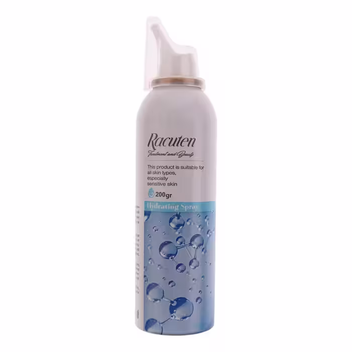 اسپری آبرسان صورت راکوتن مدل Hydrating مناسب برای انواع پوست وزن 200 گرم