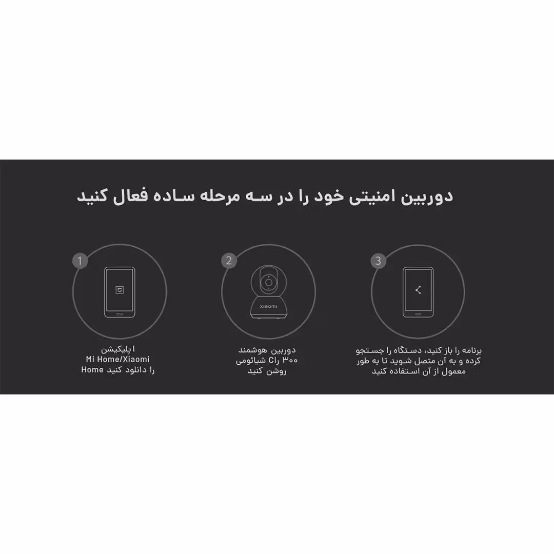 دوربین مداربسته تحت شبکه شیائومی مدل  C300 (XMC01)