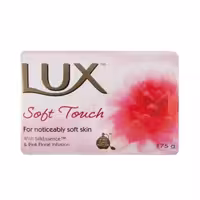 صابون لوکس LUX رایحه گل رز صورتی وزن 90 گرم بسته 6 عددی