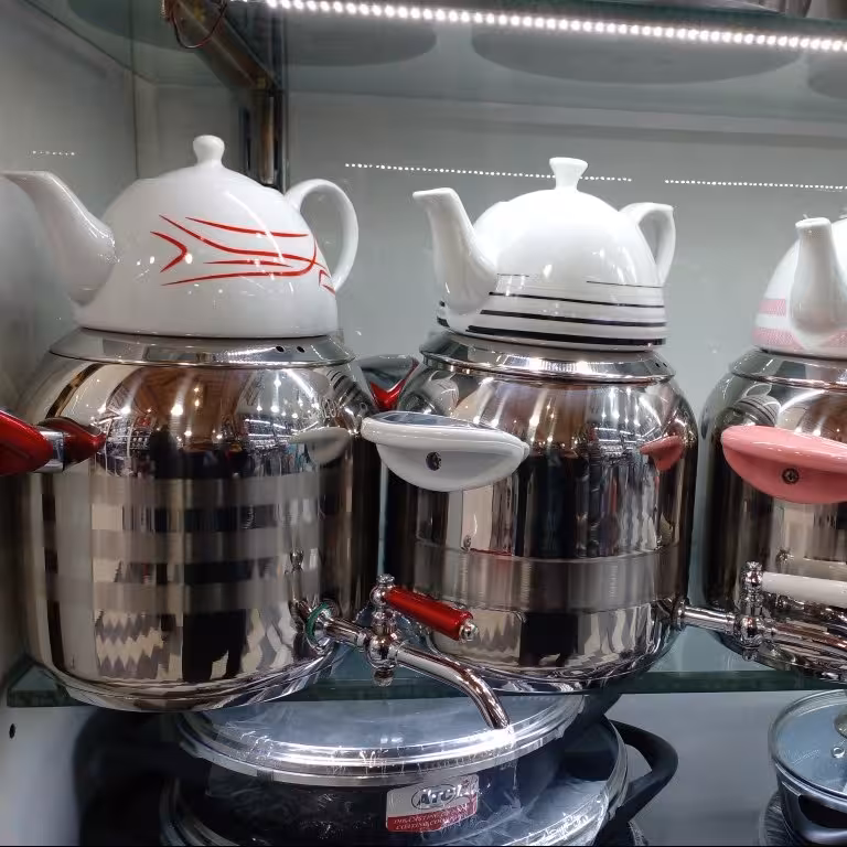 کتری و قوری دستی لوکس