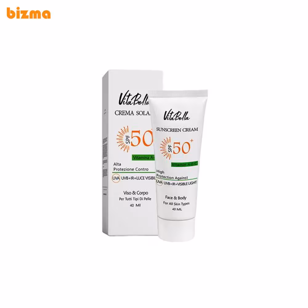 کرم ضد آفتاب SPF50 ویتابلا حجم 40 میلی لیتر