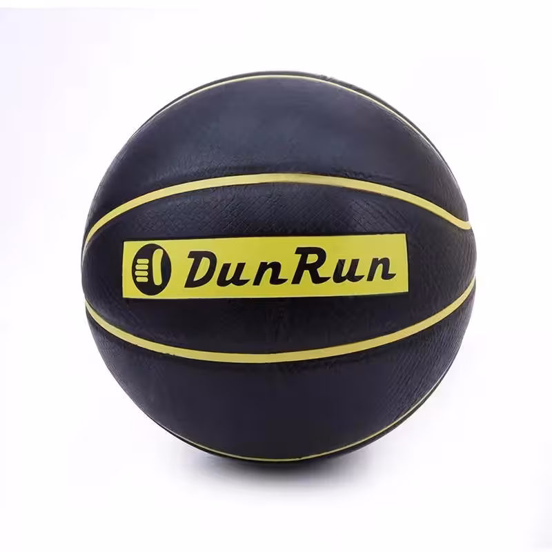 توپ بسکتبال خیابانی  dunrun گریپ سایز 6 DZH | مشکی/ زرد