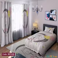ست اتاق خواب دخترانه طرح خرگوش کد BD1238