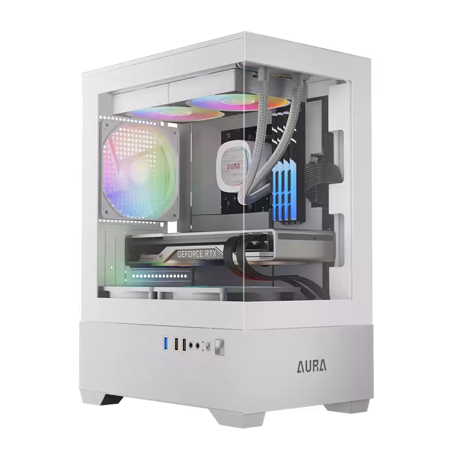 کیس گیم دیاس Gamdias AURA GC9M WH ARGB Compact | تکاف