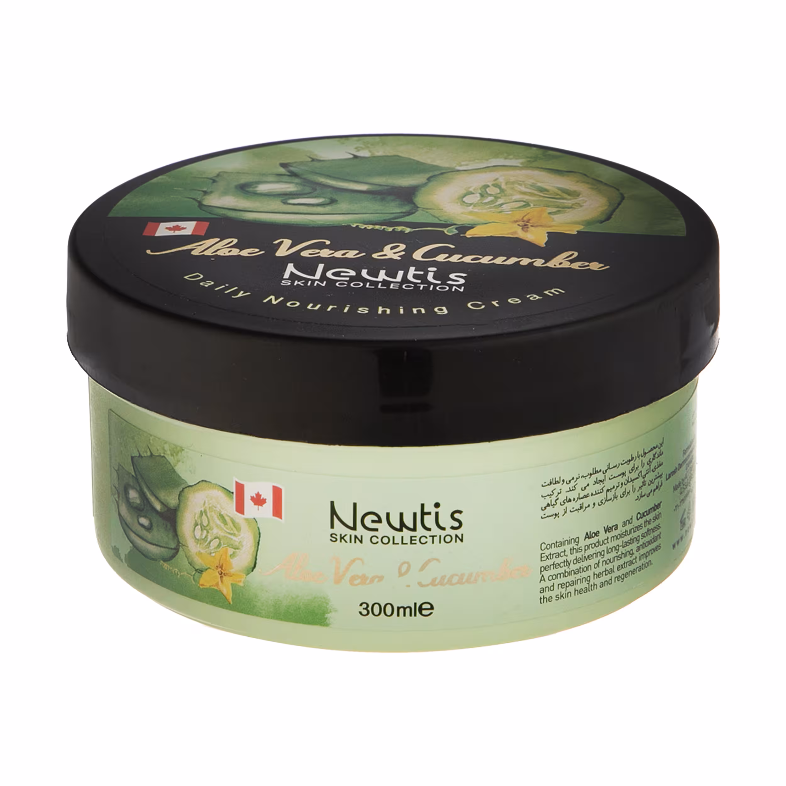 کرم مرطوب کننده نیوتیس مدل Cucumber حجم 300 میلی لیتر