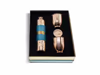 ست فلاسک و لیوان مسی