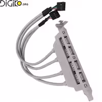 براکت 4 پورت USB سیم دار