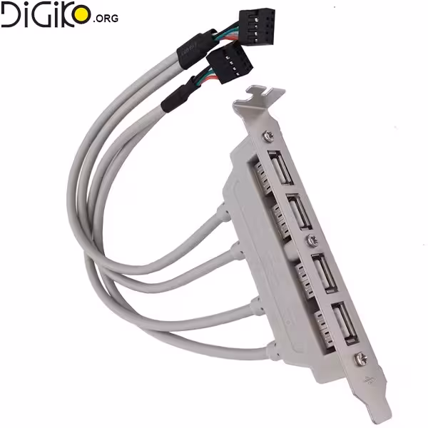 براکت 4 پورت USB سیم دار
