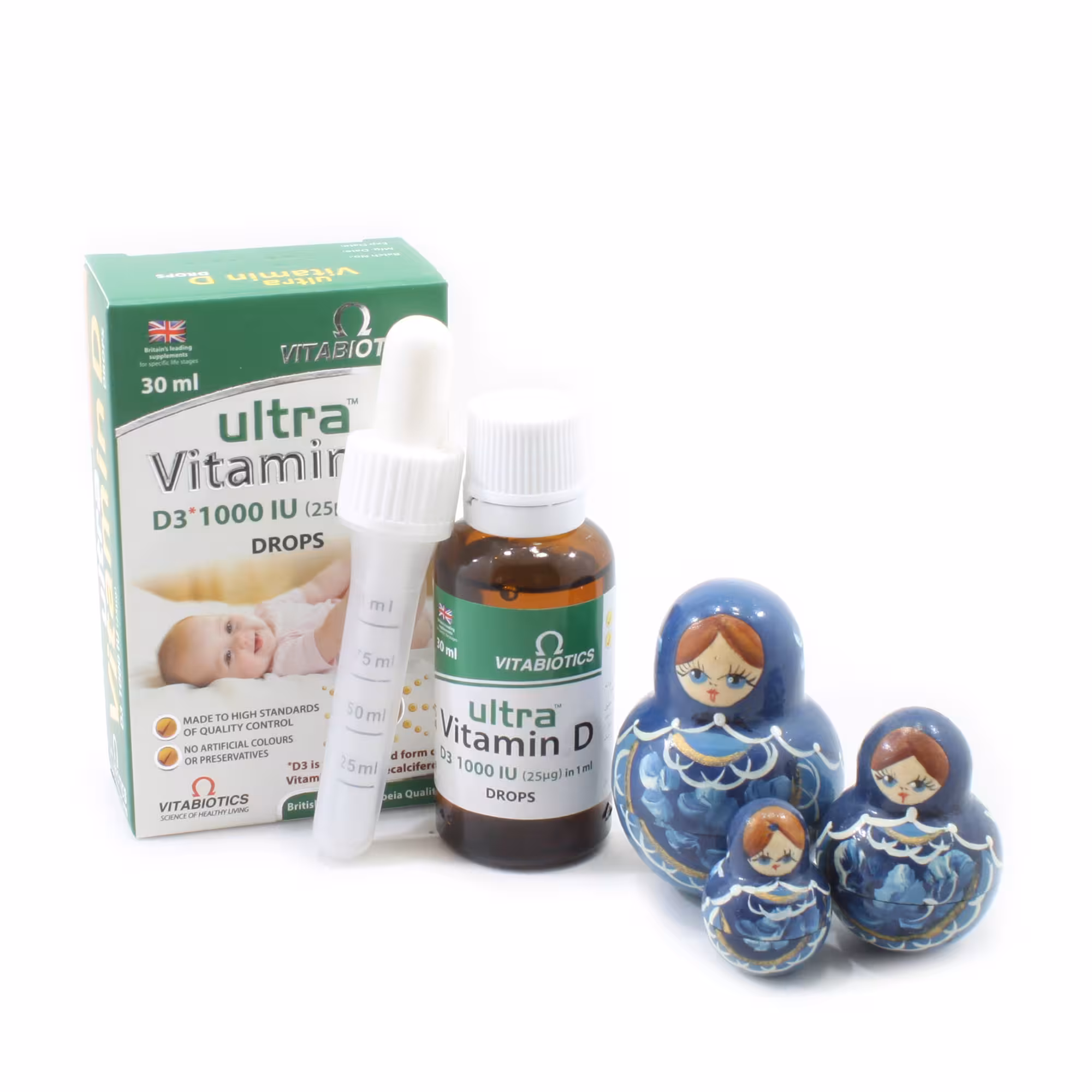 قطره خوراکی اولترا ویتامین د ویتابیوتکس